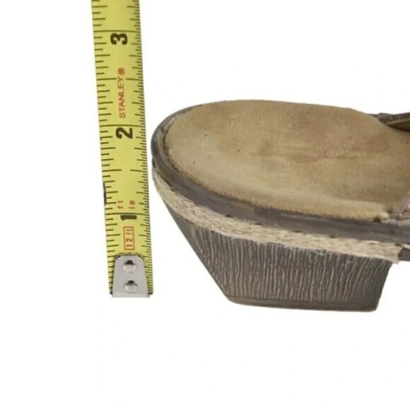 Rieker Flower Sandals Adjustable Straps Leather Slip On Brown Tan EU 40 - Picture 7 of 10